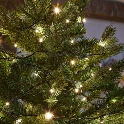 ULD-S10000-1000-DGA WARM WHITE IP20 Гирлянда светодиодная. 100м. 1000 светодиодов. Теплый белый свет. Провод зеленый. ТМ Uniel