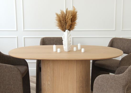 Стол обеденный Type овальный 160*95 см (натуральный дуб)