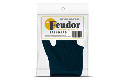 Перчатка-бильярдная Feudor Standard blue M/L