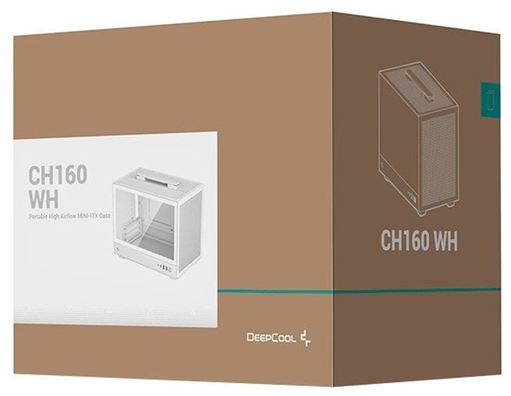 Корпус Корпус Deepcool CH160 белый