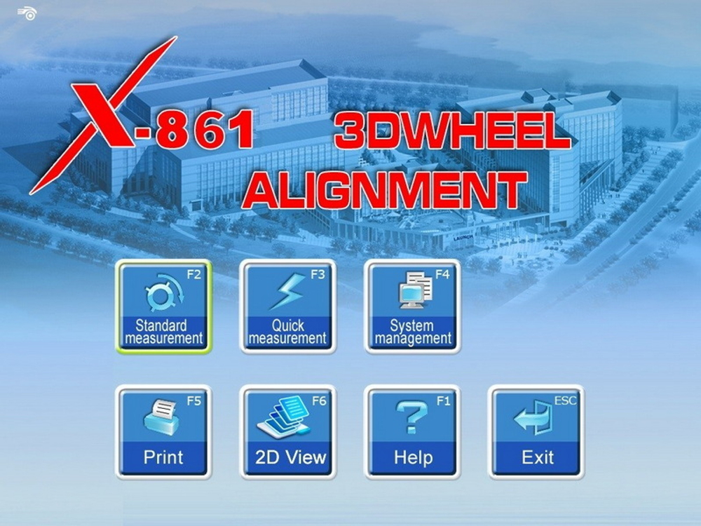 Стенд развал-схождения Launch X-861 3D