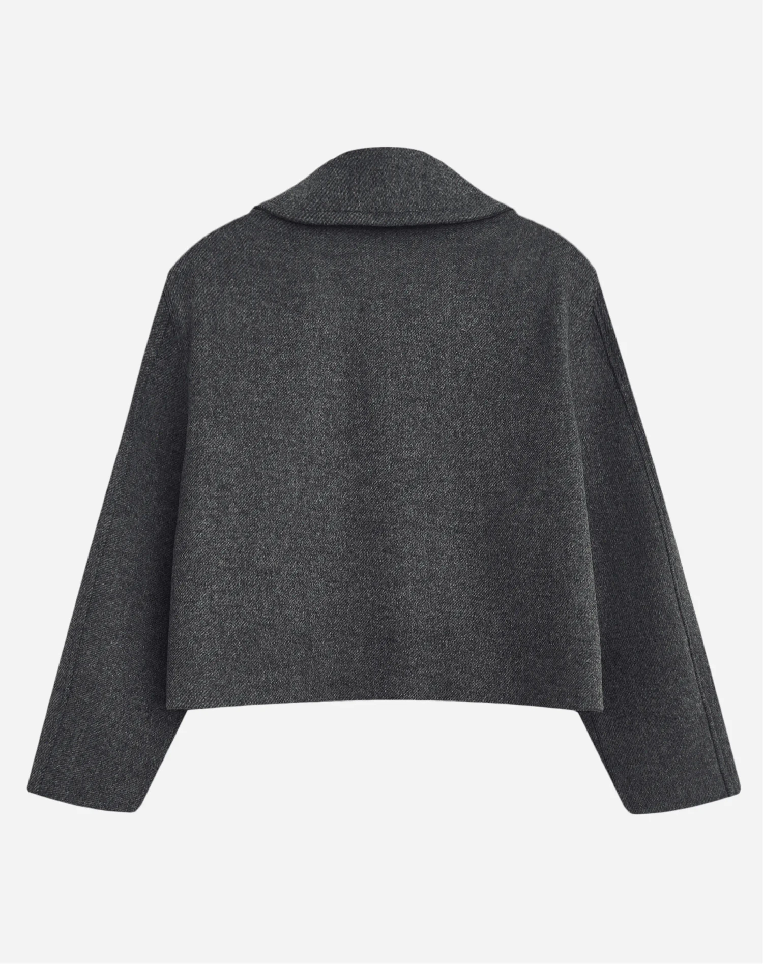 Полупальто с акцентной подкладкой