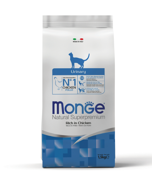 Monge Cat Urinary корм для кошек профилактика МКБ 1,5 кг.