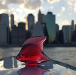 Рыбка красная Lalique