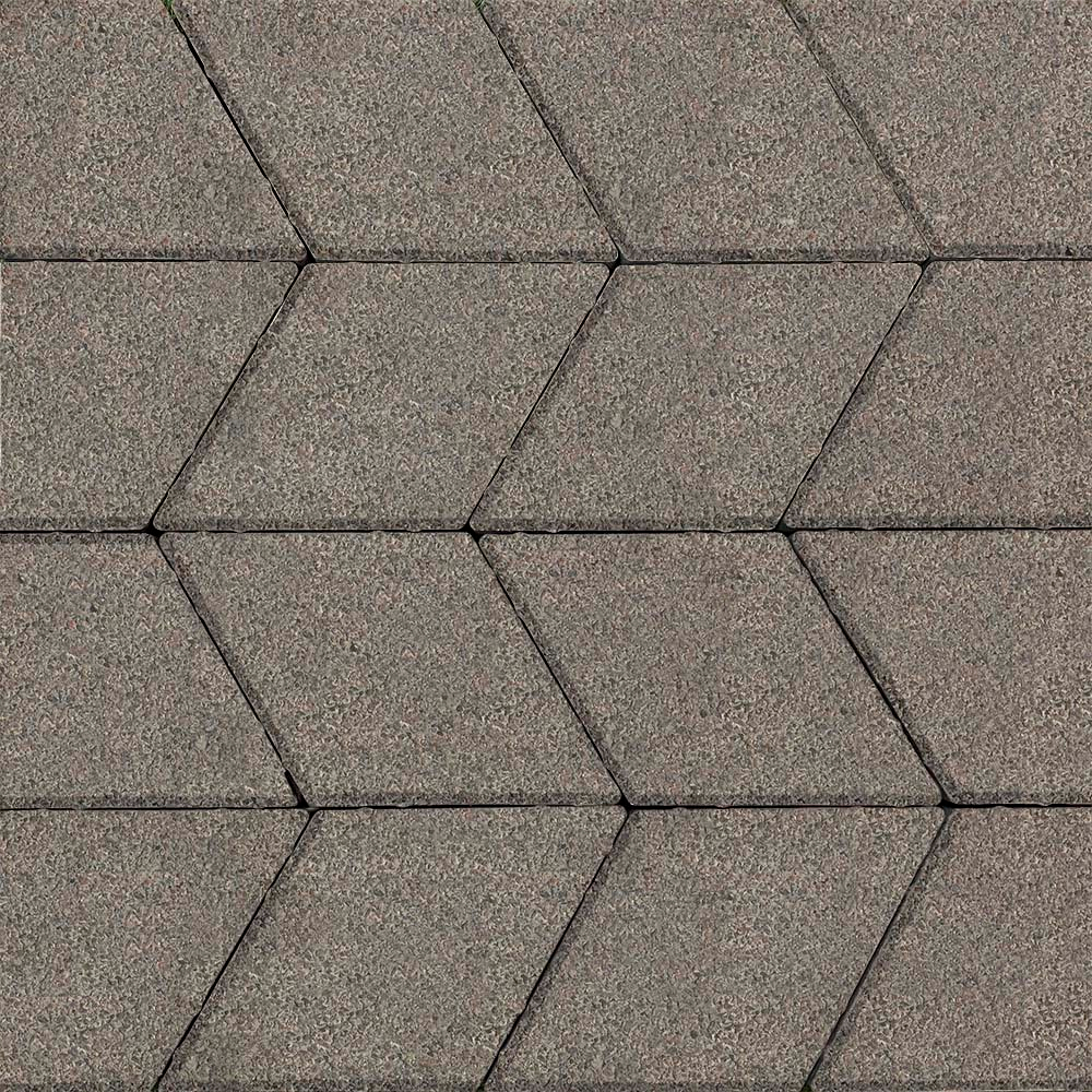 Тротуарная плитка РОМБ Б.1.Р.8 200х200х80 мм Гранит Серый