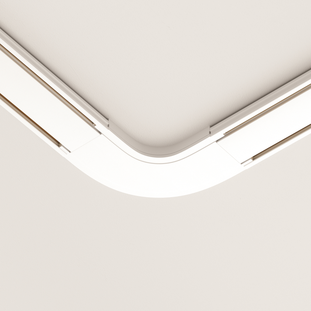 Коннектор питания полукруглый для магнитного шинопровода Maytoni Radity TRA084CR-11W