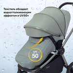 Детская коляска Rant Flex Therm Soft 3 в 1 с автокреслом Miro Black Forest Green