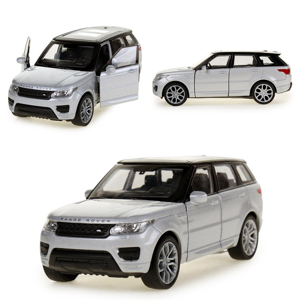 Модель ин. мет. 4.75" "Land Rover Range Rover -sport" открыв. двери 43698D (Kinsmart)
