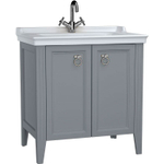 Тумба с раковиной VitrA Valarte 62154 80 см, серый матовый