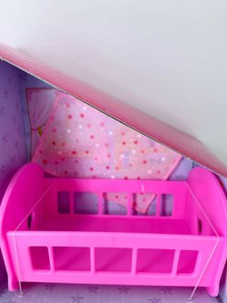 Кукольный домик в комплекте 3 пупса + аксессуаров (16755)