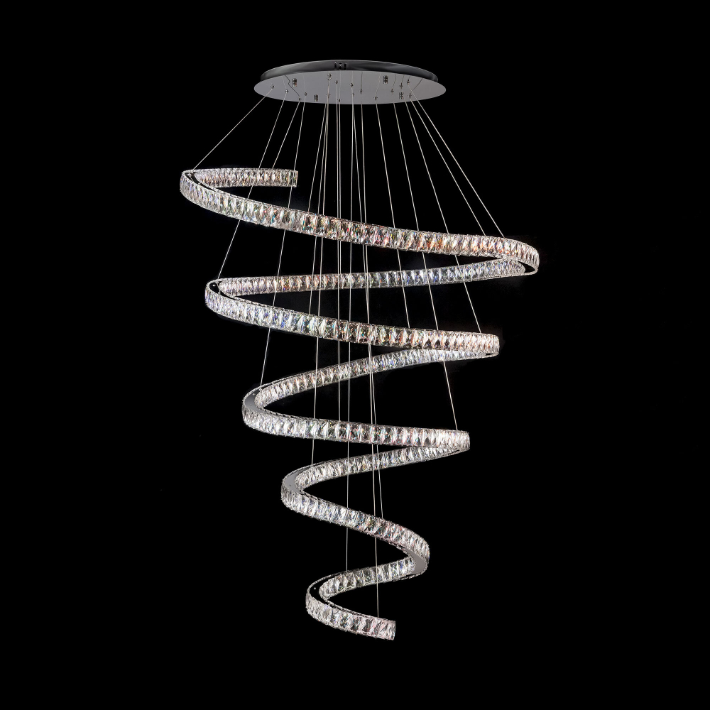 Eletto Olimpia EL330P140 LED Люстра хрустальная с пультом Хром