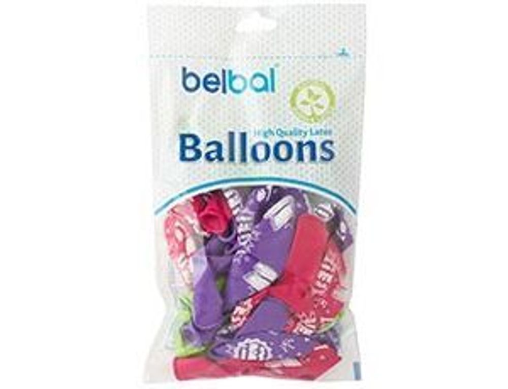 Шар (14"/36 см) Шелкография Лучшая Мама 25 шт.