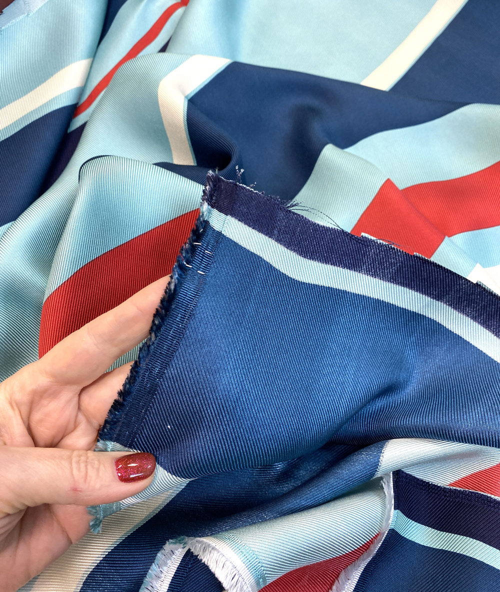 Ткань натуральный шелк 100% (Италия) ш-135см цена за отрез 0,9м