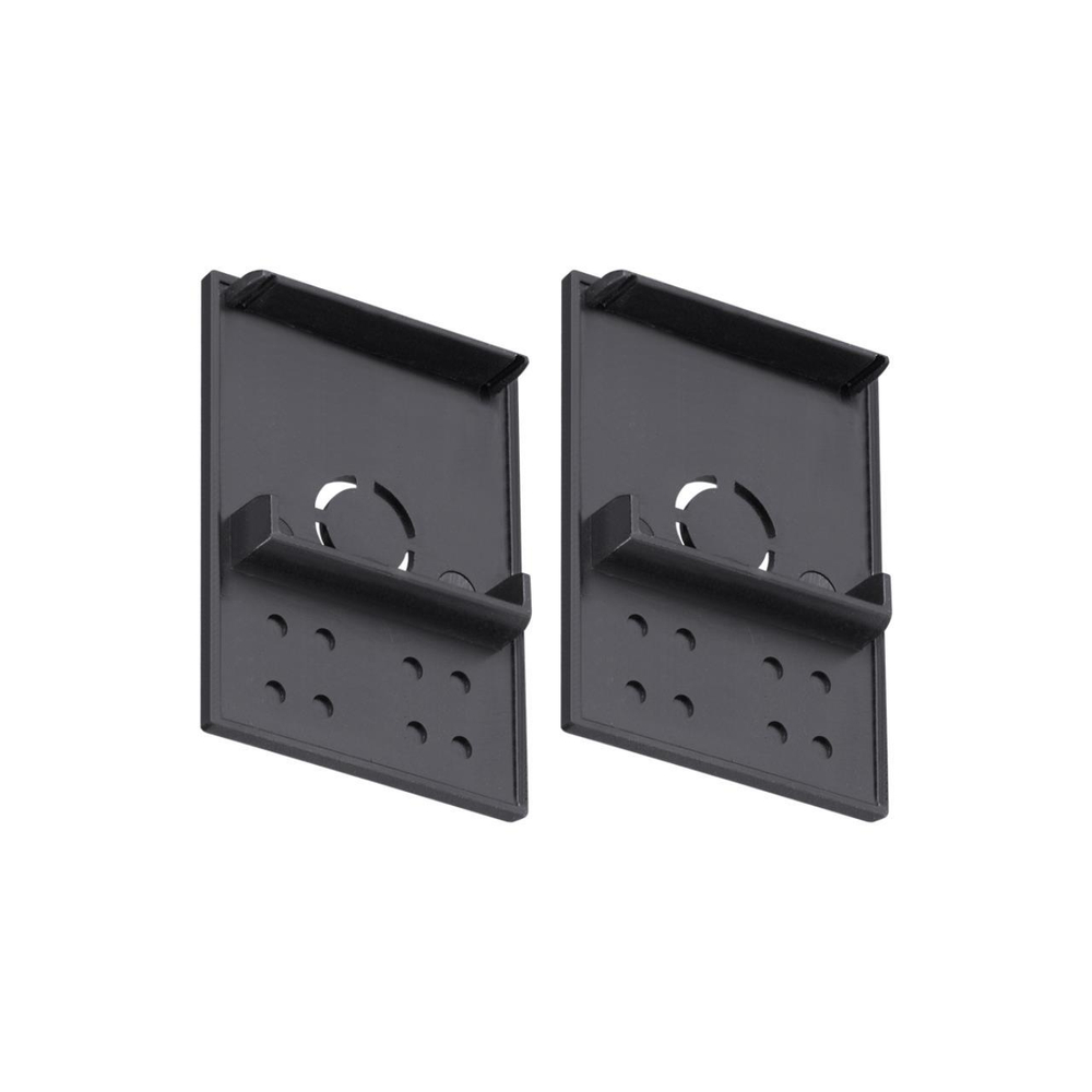 135317 PORT NT25 207 черный Заглушка торцевая для арт.135299-135303, 2шт IP20 VECTOR