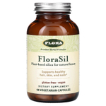 Flora, FloraSil, 90 вегетарианских капсул (9 мг в 1 капсуле)