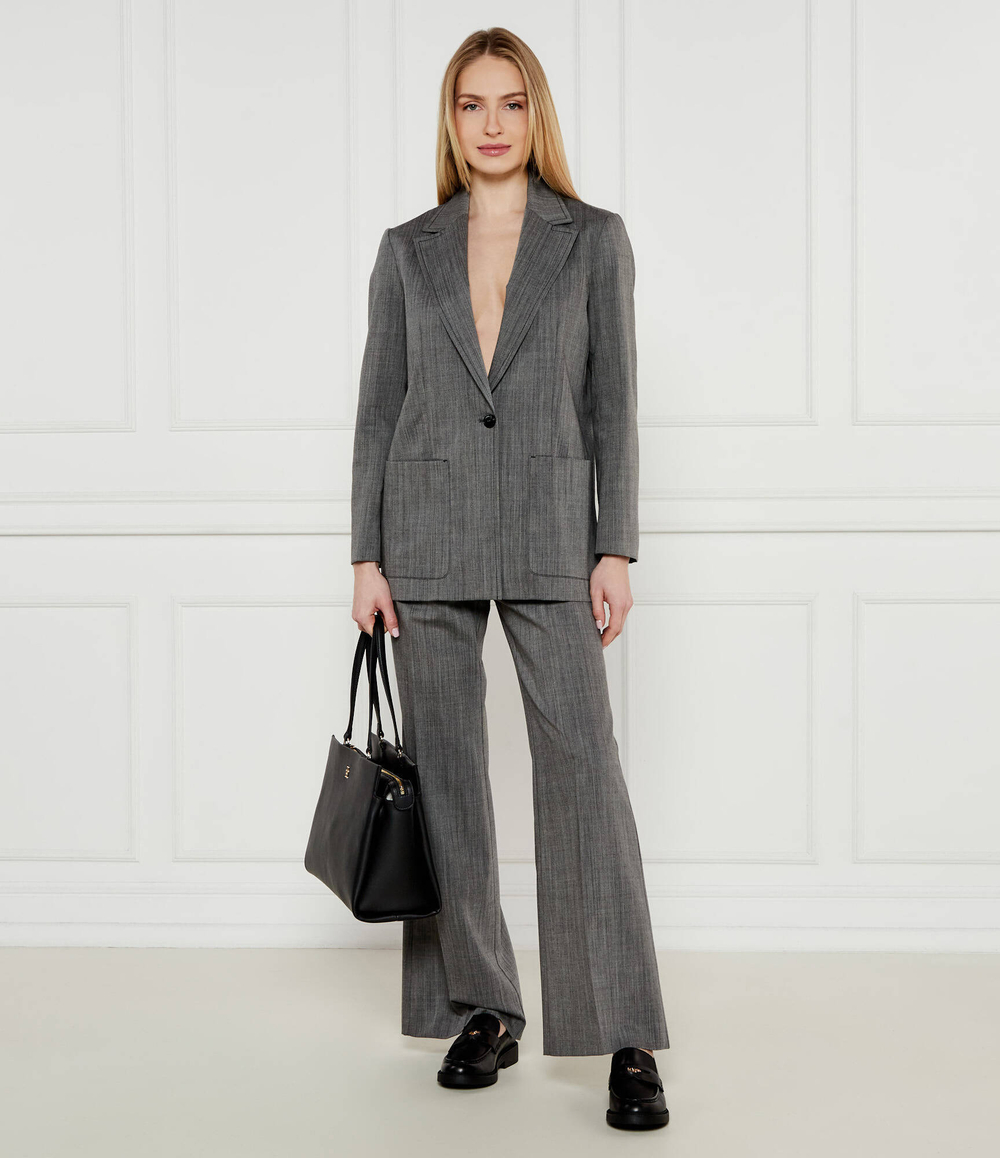 Хлопковый пиджак IBIS MAX&Co. - серый(6041042)