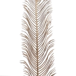 Ветка декоративная «Волшебное перо» 53 см, Шампань