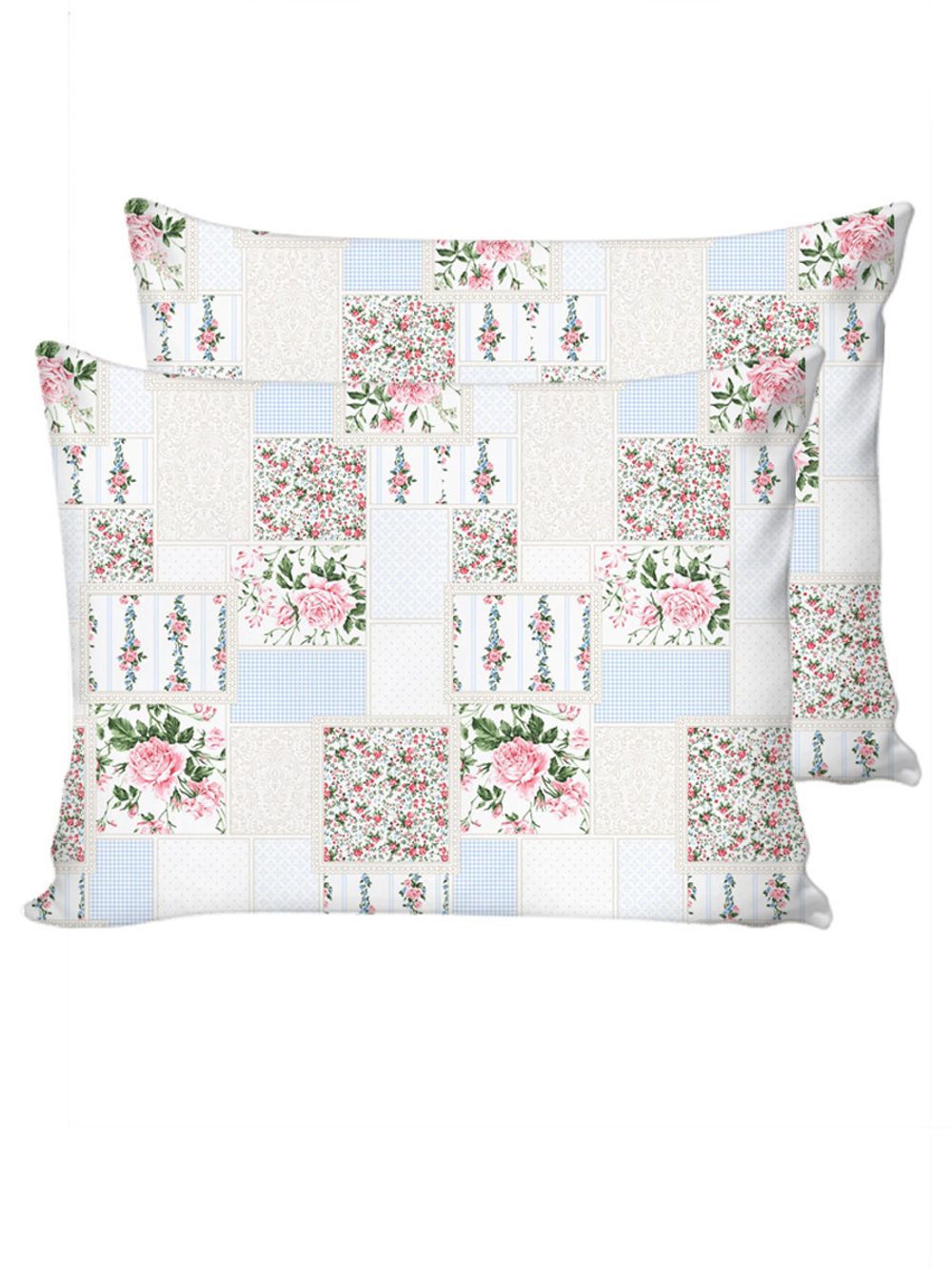 Наволочка комплект 2шт Сказка "Квилт" 40х60 см, перкаль