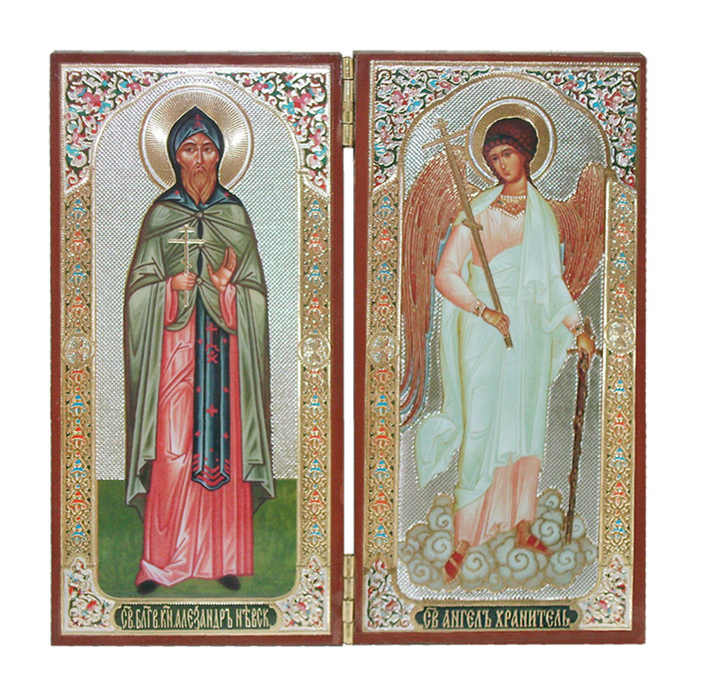 Складень именной двойной (ростовой)