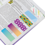 Закладки для книг МАГНИТНЫЕ "GEOMETRY" набор 30 шт. 60x20 мм BRAUBERG (3 штуки в упаковке)