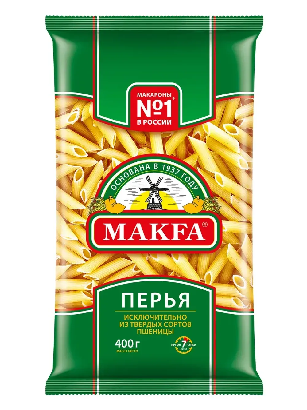 Макароны Макфа Перья гр.А в/с, 400г