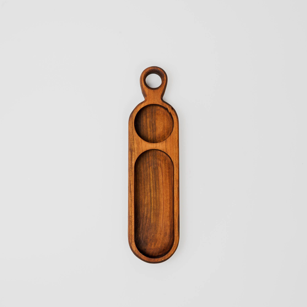 Деревянная менажница для подачи из кедра