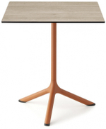 Стол ламинированный обеденный Scab Design Tripe, терракотовый, состаренный дуб тортора