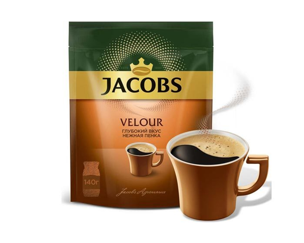 Jacobs Velour с пенкой, 140 г