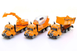 Набор машинок ин.мет. Строители, 3шт. коробка