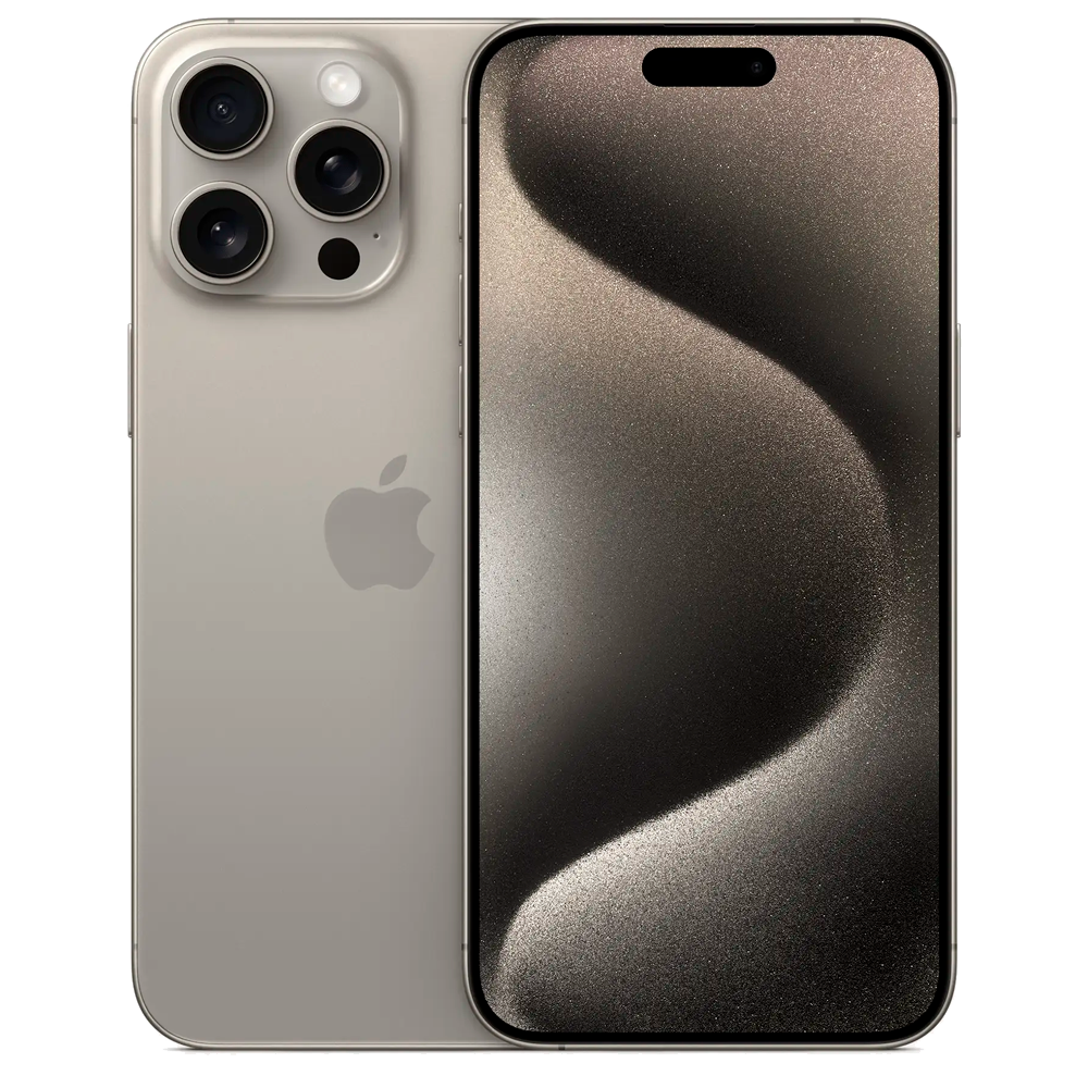 Смартфон Apple iPhone 15 Pro Max 1TB, Natural Titanium (Серый)