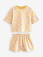 Пижама для девочки Next N59-623, 3 шт., Розовый, Голубой, Светло-желтый