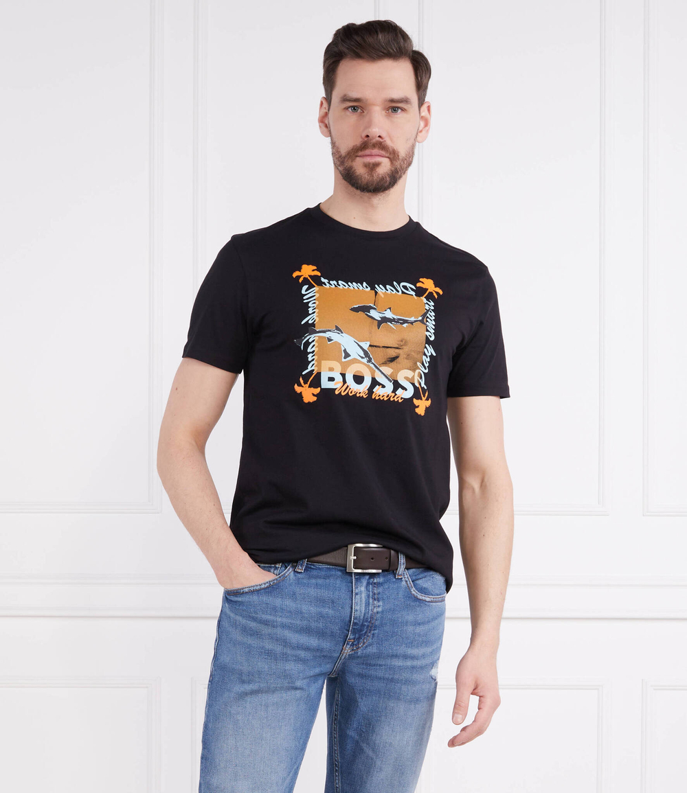 Футболка TeeShark BOSS ORANGE - черный(50491716)