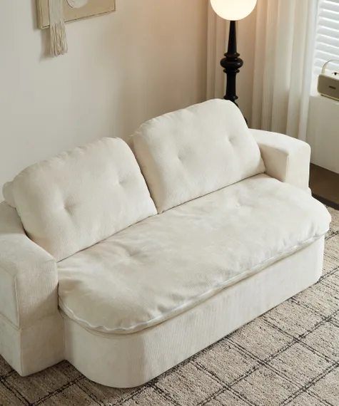 Диван Claude, жемчужный