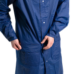Плащ-дождевик Следопыт PF-RC-09 72х125см Плотный PVC на кнопках с капюшоном и чехлом цв.Синий -