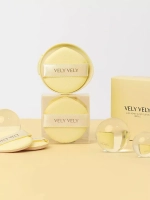 Vely Vely Спонж для кушона Honey Glow Coating Puff 5 шт