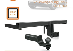 Фаркоп на VOLKSWAGEN Tiguan (2016-) (без электрики, паспорт/сертификат в комплекте) Автос.SK 12B