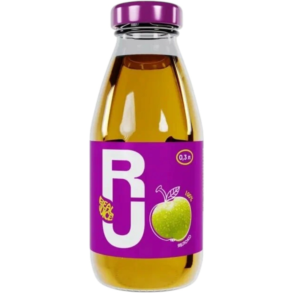 Сок RJ Яблоко 0,3 л.