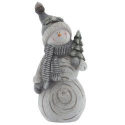 GAEM Фигурка декоративная "Снеговик" с подсветкой (АААх3, н/п), L24 W15 H53 см, 2в.