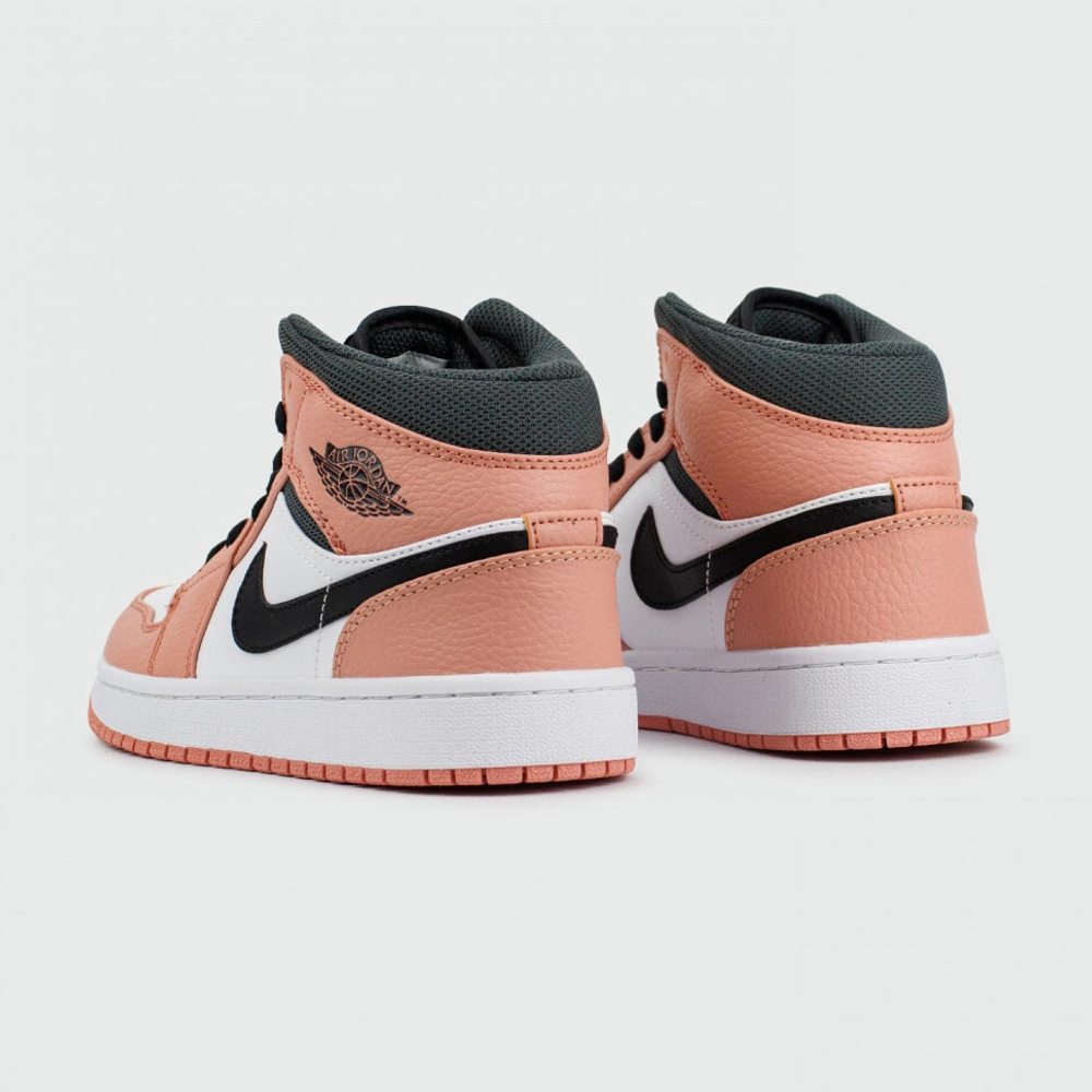 кроссовки Air Jordan 1 Mid Pink Quartz Wmns