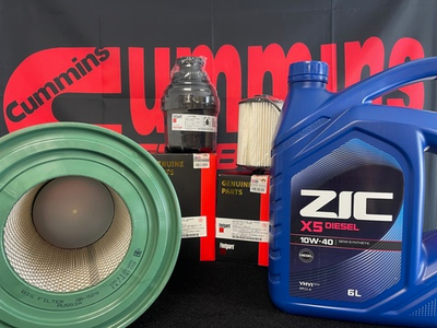 Комплект для ТО с маслом ZIC X5 и высоким воздушным фильтром Газель Cummins ISF 2.8