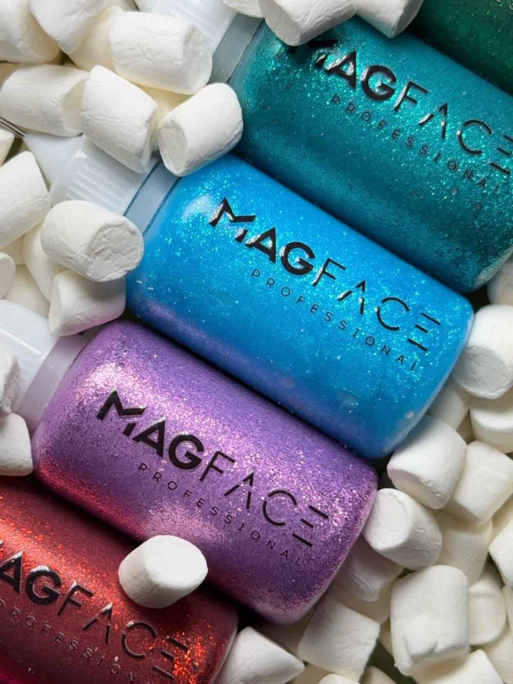 Глиттер линер MAGFACE 30мл, Голубой Василек