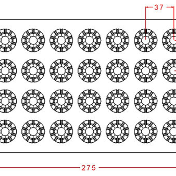 904 | Форма для шоколадных конфет (275х175 мм)