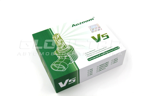 Aozoom V5/HB3 (9005) с вентилятором 9-16V 40W 3500Lm (комплект, 2шт)
