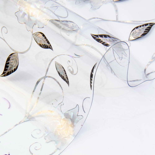 Клеенка столовая ПВХ Dekoline Silicone 0,80*20м (20м/рул) Арабеска DKL05B.SC07-80-20