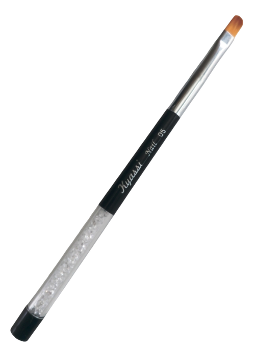 Кисть с кристаллами овальная №5