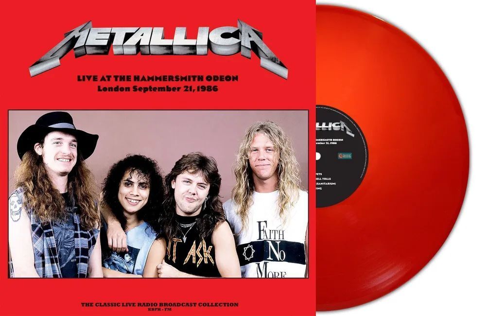 Metallica. Live At The Hammersmith Odeon, London 1986. Red (LP) Новая запечатанная виниловая пластинка. Металлика