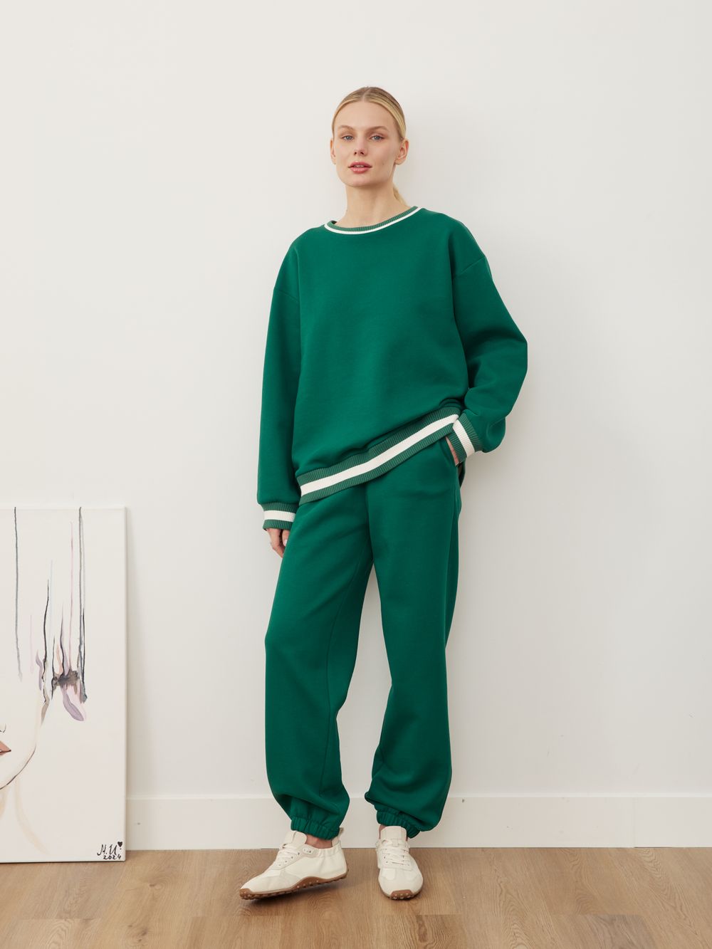 СВИТШОТ ЗЕЛЕНЫЙ