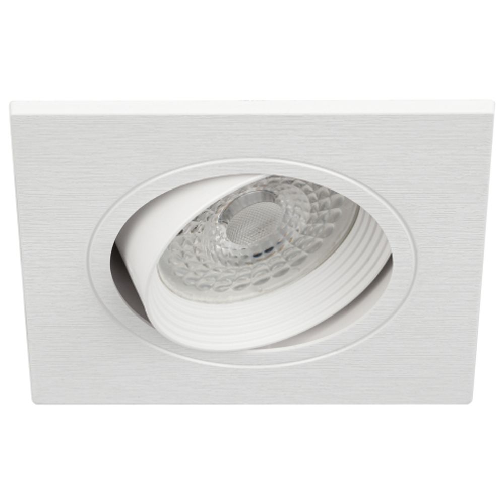 Светильник встраиваемый декоративный ЭРА KL92-1 WH под лампу MR16 GU5.3 белый пластиковый