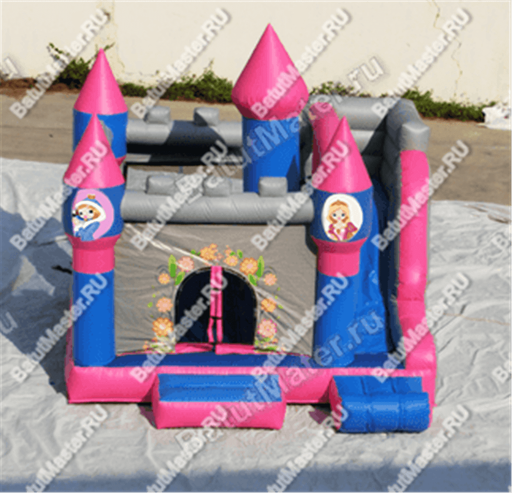 Коммерческий надувной батут "Маленькие принцессы"