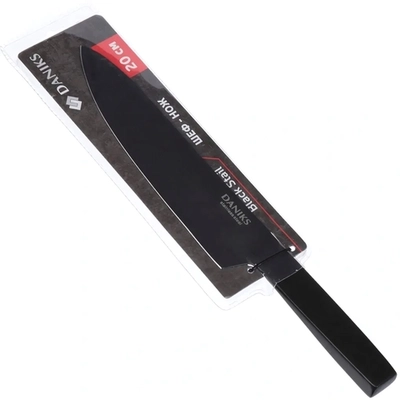 Нож кухонный 20см Daniks, Блэк Стайл, шеф-нож, W-A369-CH